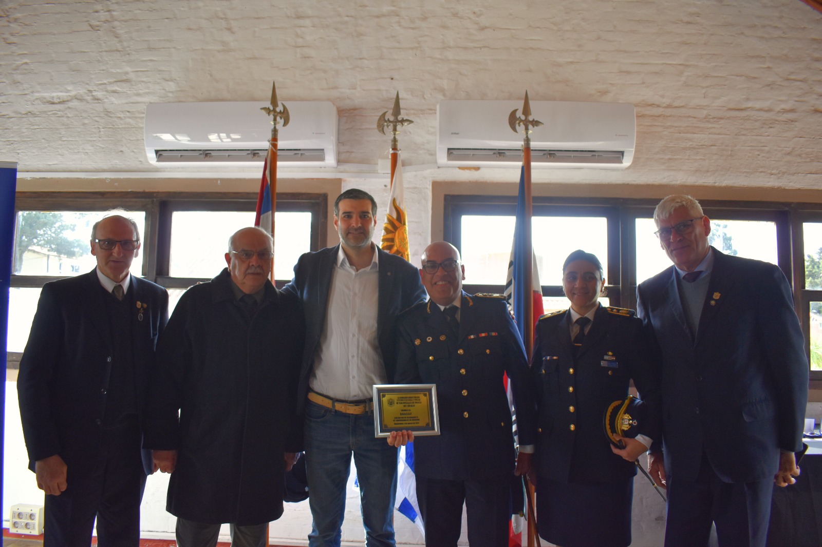 Reconocimiento recibido por parte del Centro de Suboficiales de Policía del Uruguay